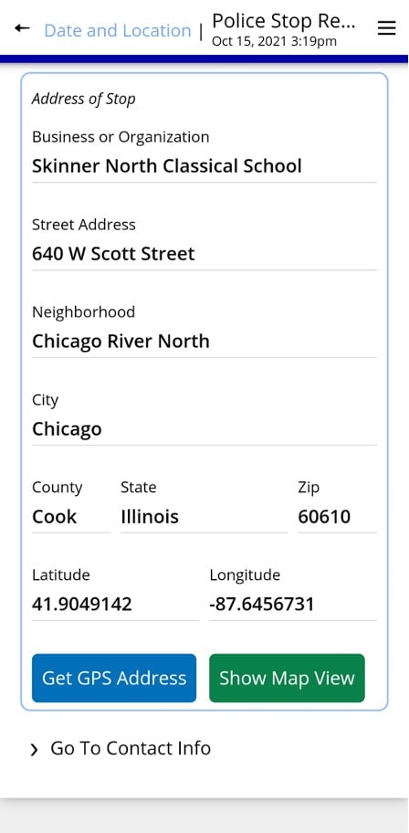 Police Report App 1 