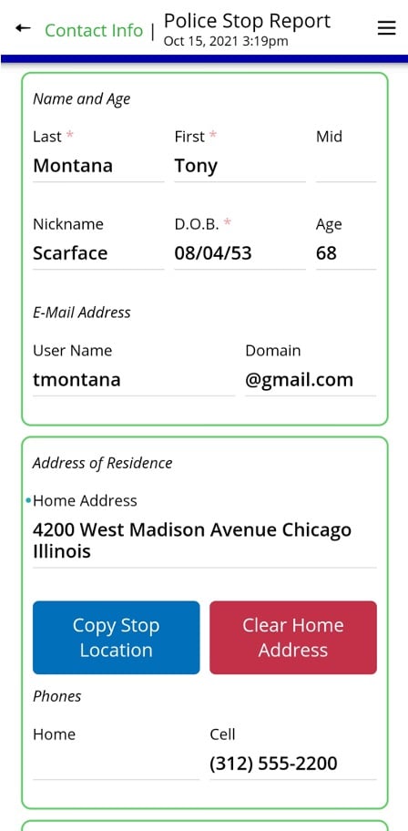 Police Report App 3